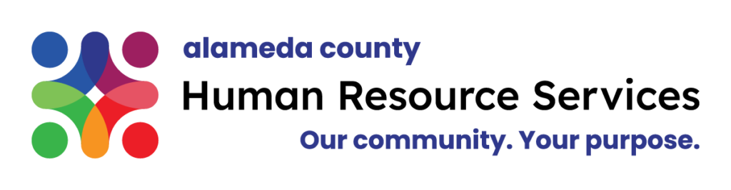 Alameda County Human Resource Services logo, Our community. Your purpose.