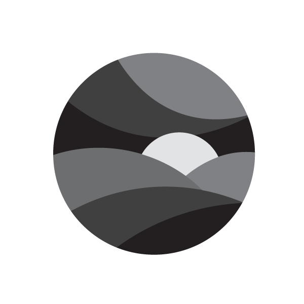 Vision 2036 black and white logo symbol