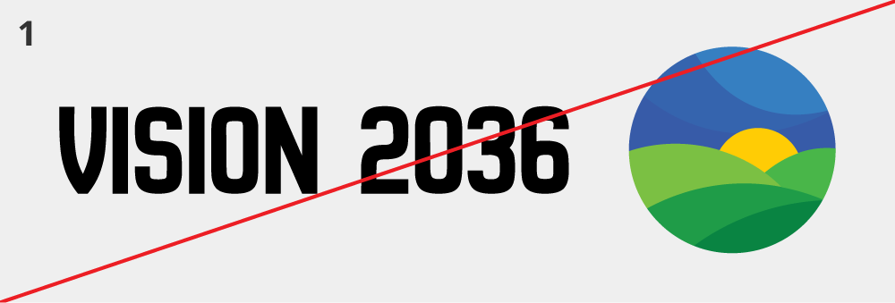 incorrect Vision 2036 logo usage
