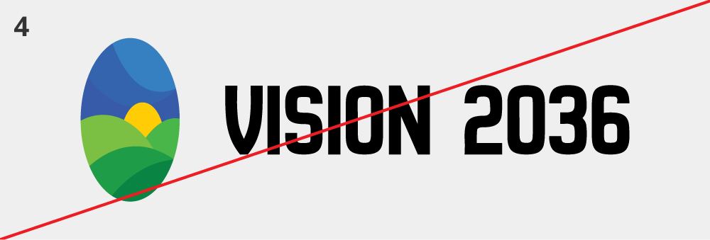 incorrect Vision 2036 logo usage