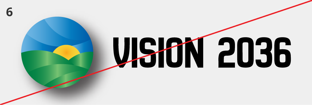 incorrect Vision 2036 logo usage