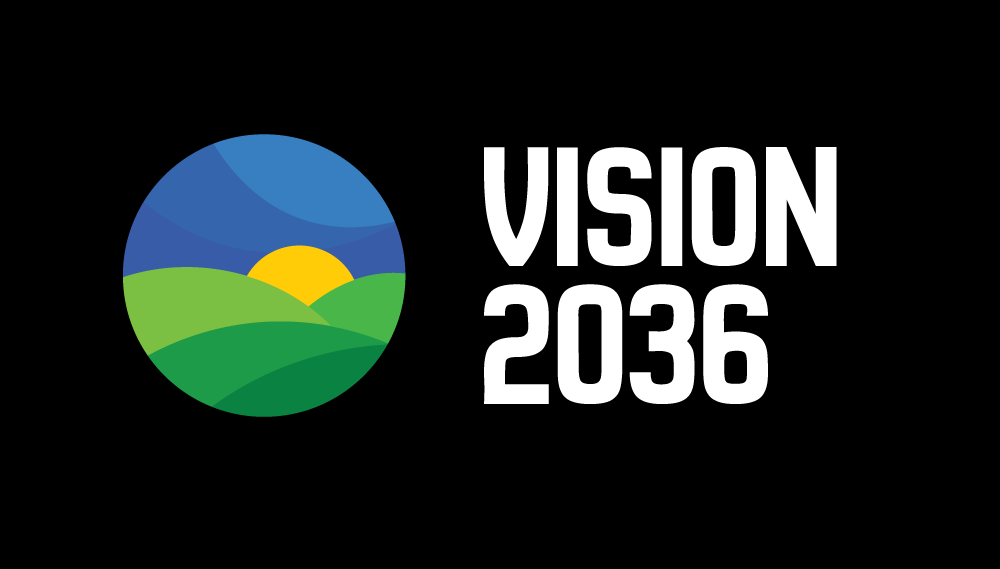 Vision 2036 stacked logo inverted