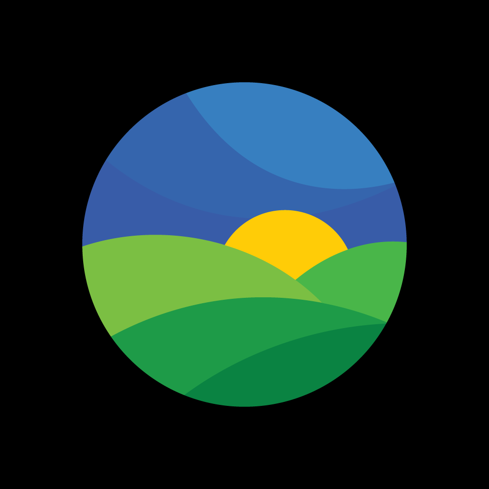 Vision 2036 logo symbol inverted