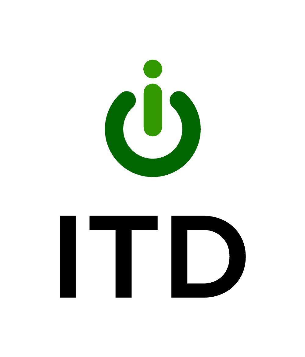 ITD core stacked logo: symbol and wordmark