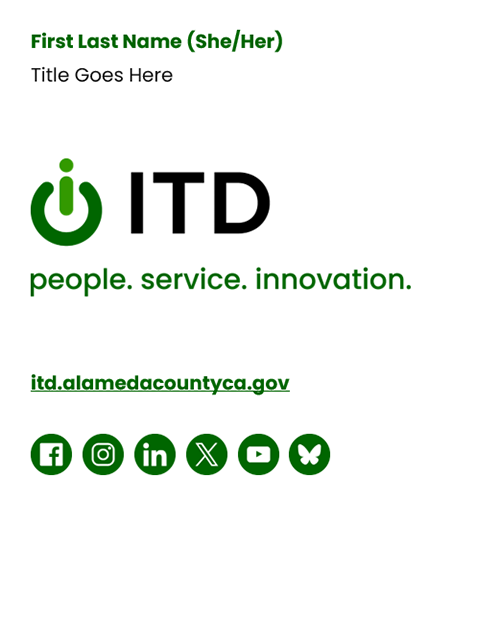 ITD logo email signature option 1 short version