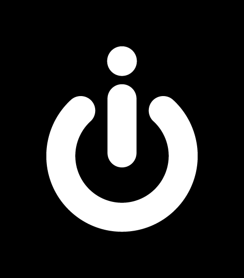 white ITD logo symbol