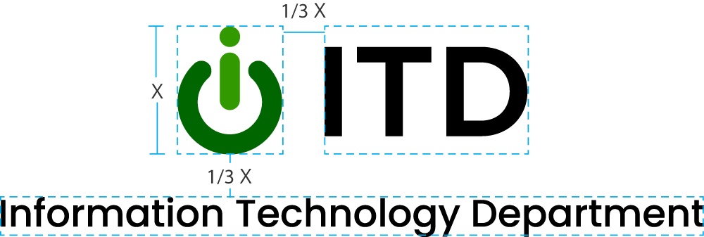 stacked HRS logo with guidelines