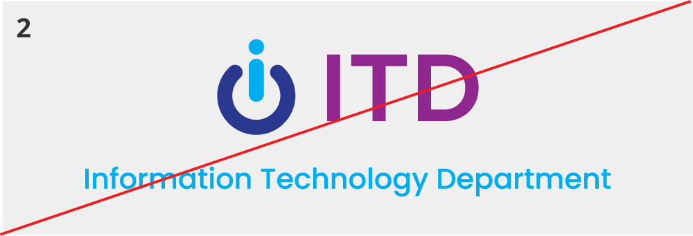 incorrect ITD logo usage