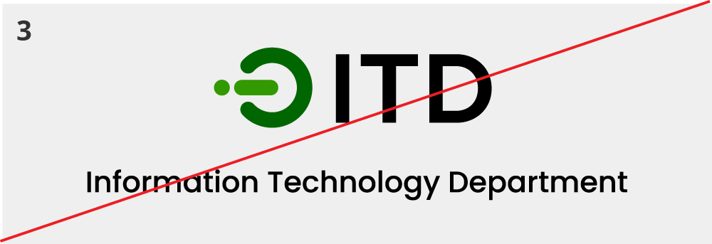 incorrect ITD logo usage