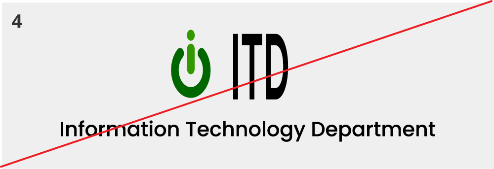 incorrect ITD logo usage