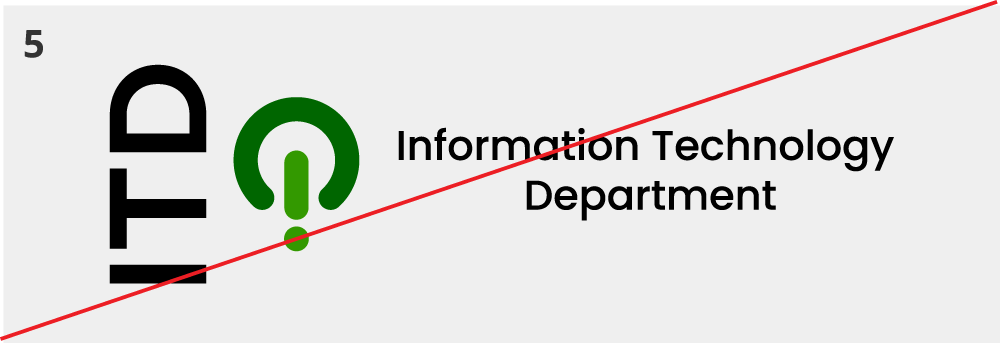 incorrect ITD logo usage