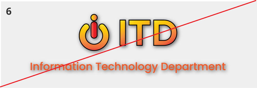 incorrect ITD logo usage