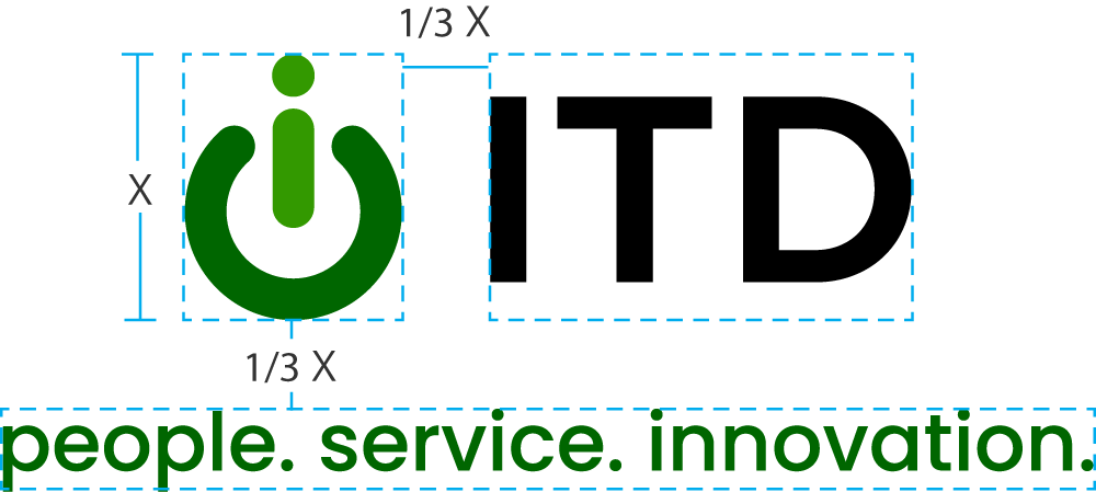 stacked HRS logo with guidelines