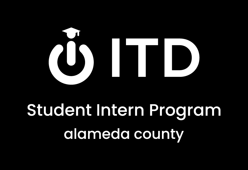 white ITD Student Intern Program logo