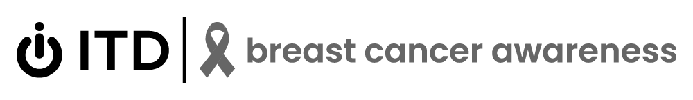 black ITD Breast Cancer Awareness logo