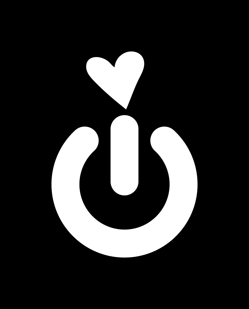 white ITD cares logo symbol